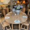 Grande table ovale dite "getleg" en chêne naturel - France XIXe – Image 2