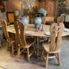 Grande table ovale dite "getleg" en chêne naturel - France XIXe – Image 4