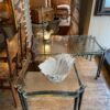 Table basse sculpture en bronze & cristal moulé ca.1960 – Image 6