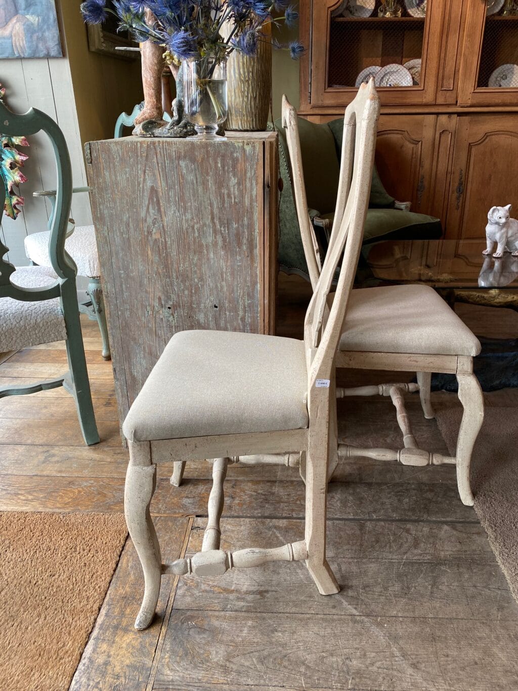Paire de chaises style baroque - Suède fin XIXe – Image 5