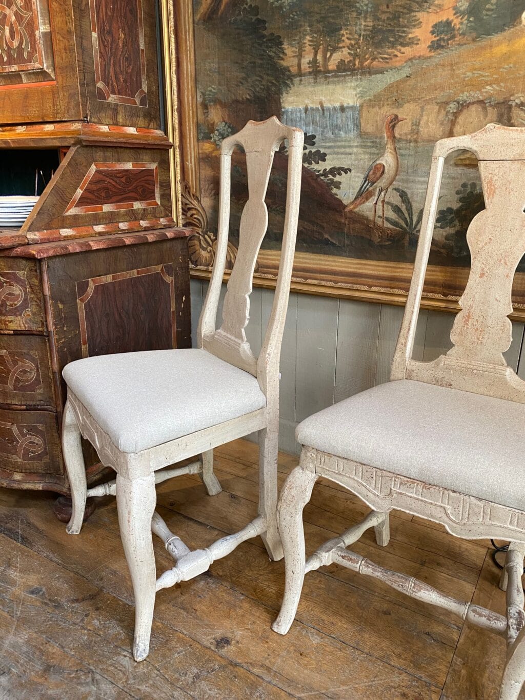 Paire de chaises style baroque - Suède fin XIXe – Image 4