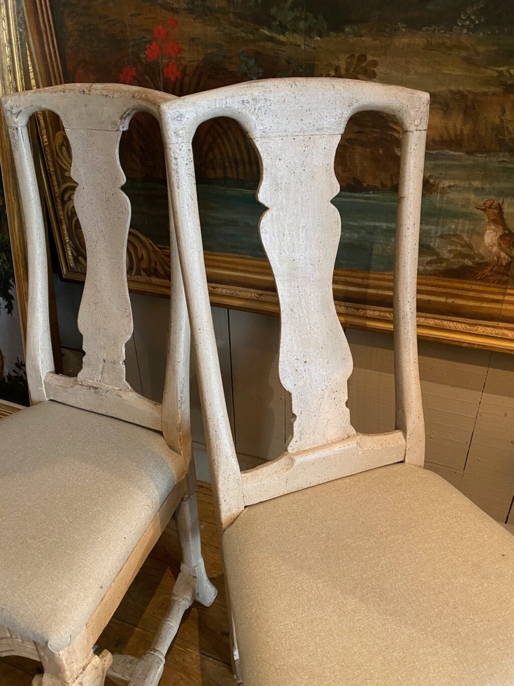 Paire de chaises style baroque - pieds griffes - Suède fin XIXe – Image 2