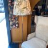 Paire de lampadaires laiton et cuir ca.1960 + A/J teinture naturelle – Image 4