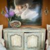 Buffet Louis XV en bois peint gris-bleu - France fin XVIIIe