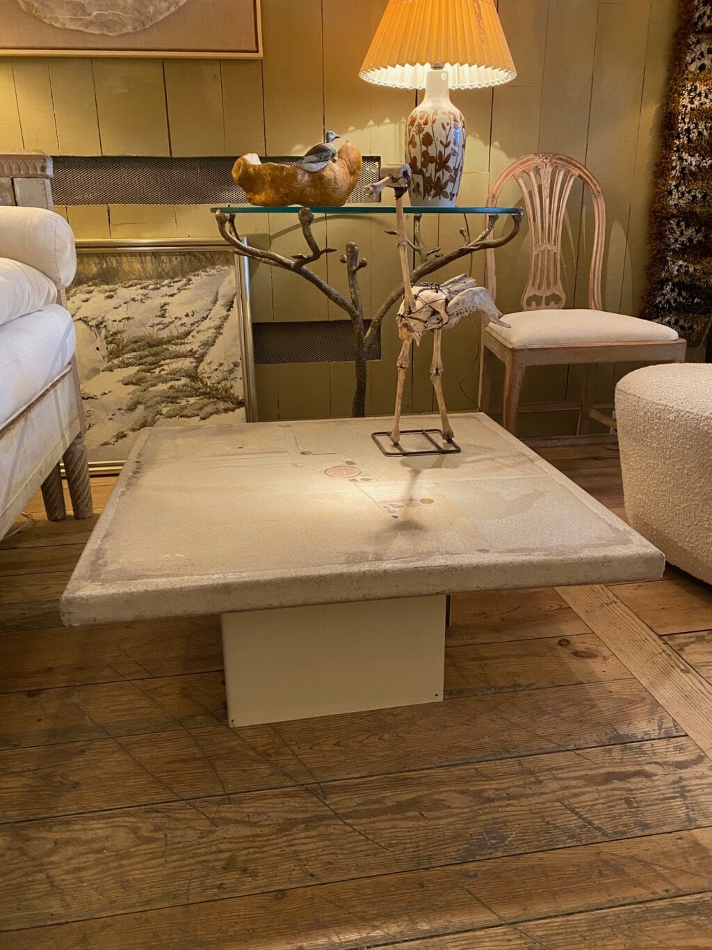 Table basse payasage par Kingma ca.1980 – Image 4