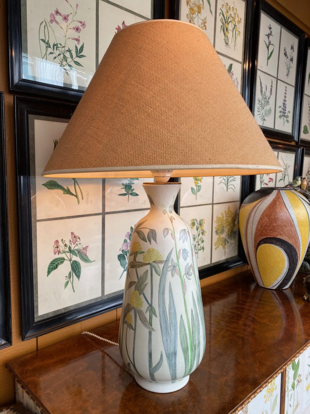 Grande lampe en porcelaine &quot;primavera&quot; par Carl Harry Stalhane pour Rorstrand ca.1960 – Image 2