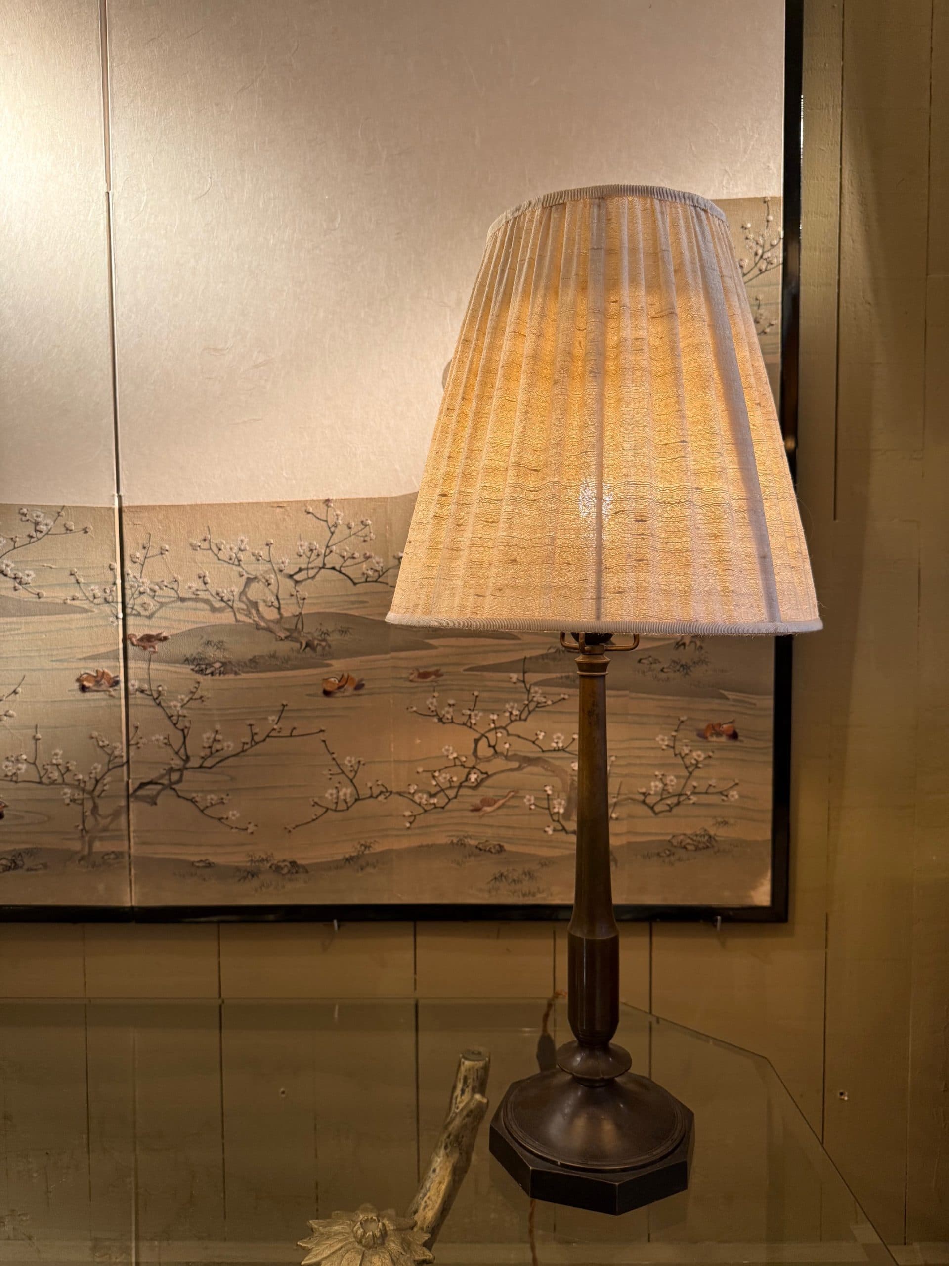 Une lampe en bronze Modèle n° b76 par Just Andersen -Suède ca.1925/1930