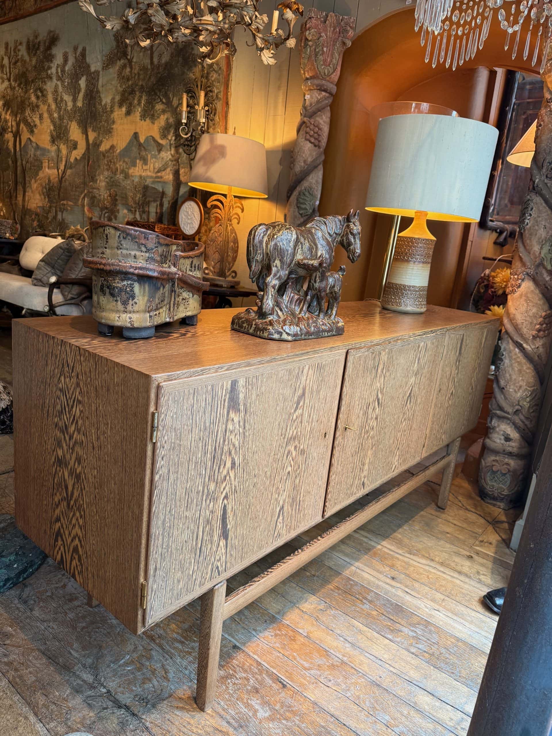 Buffet trois portes en Wenge design OLE WANSCHER- Danemark ca.1960