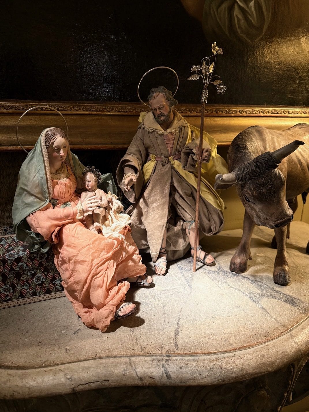 Sainte famille Napolitaine dans la tradition du XIXE