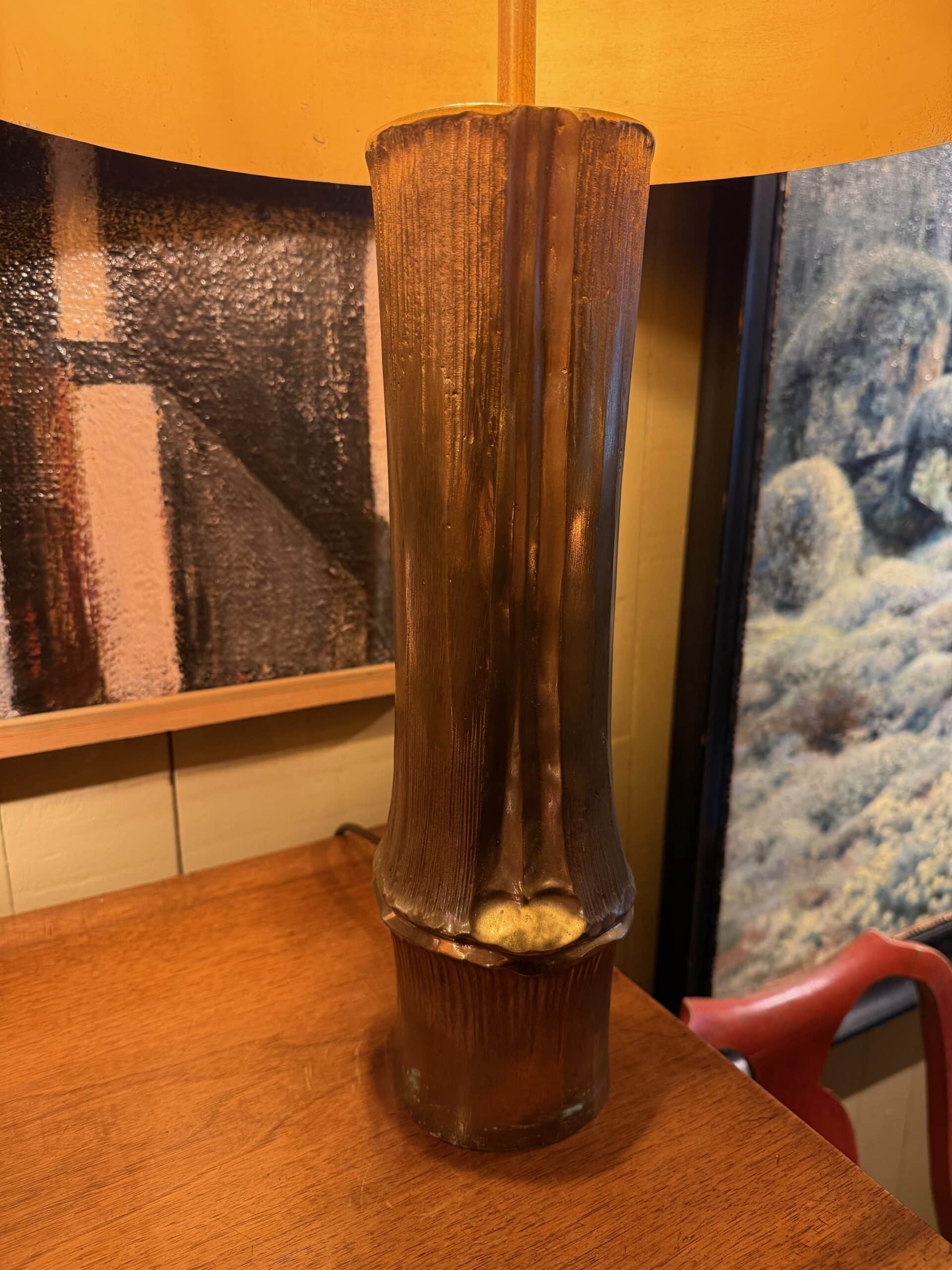 Grande lampe "Bambou" par Maison Charles – Image 4