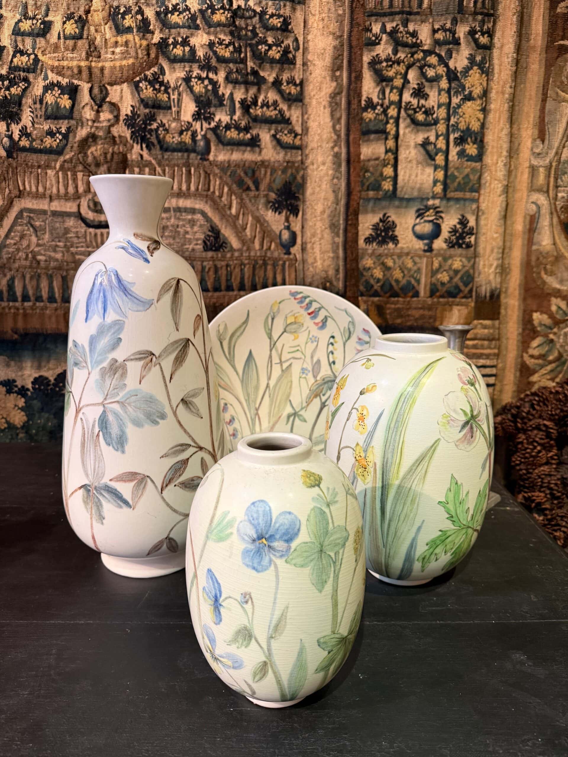 Collection “Fleurs de printemps” par Carl Harry Stalhane pour Rorstrand – Suède ca.1960