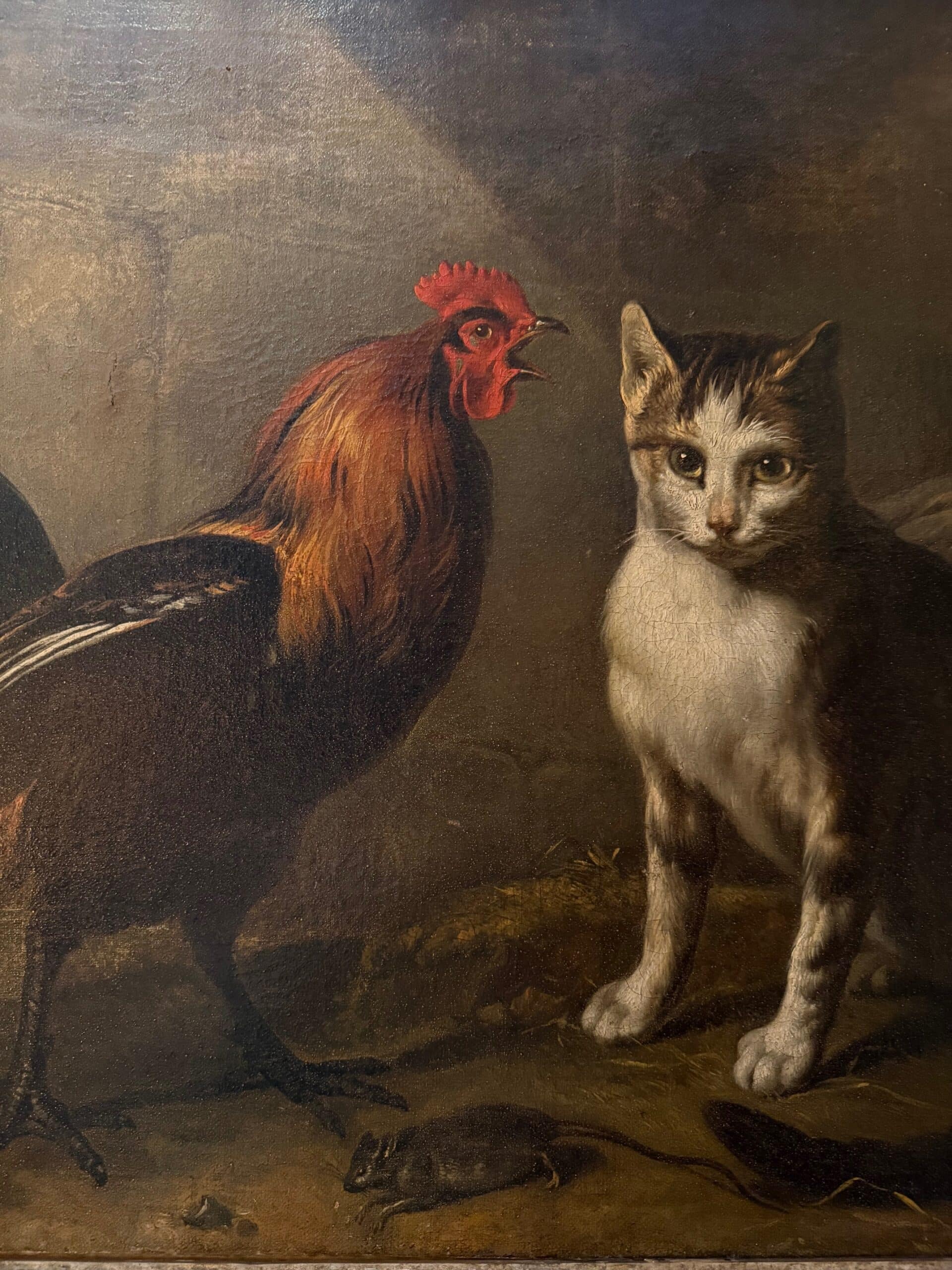 Huile sur toile – ÉCOLE FRANÇAISE de la fin du XVIIIe