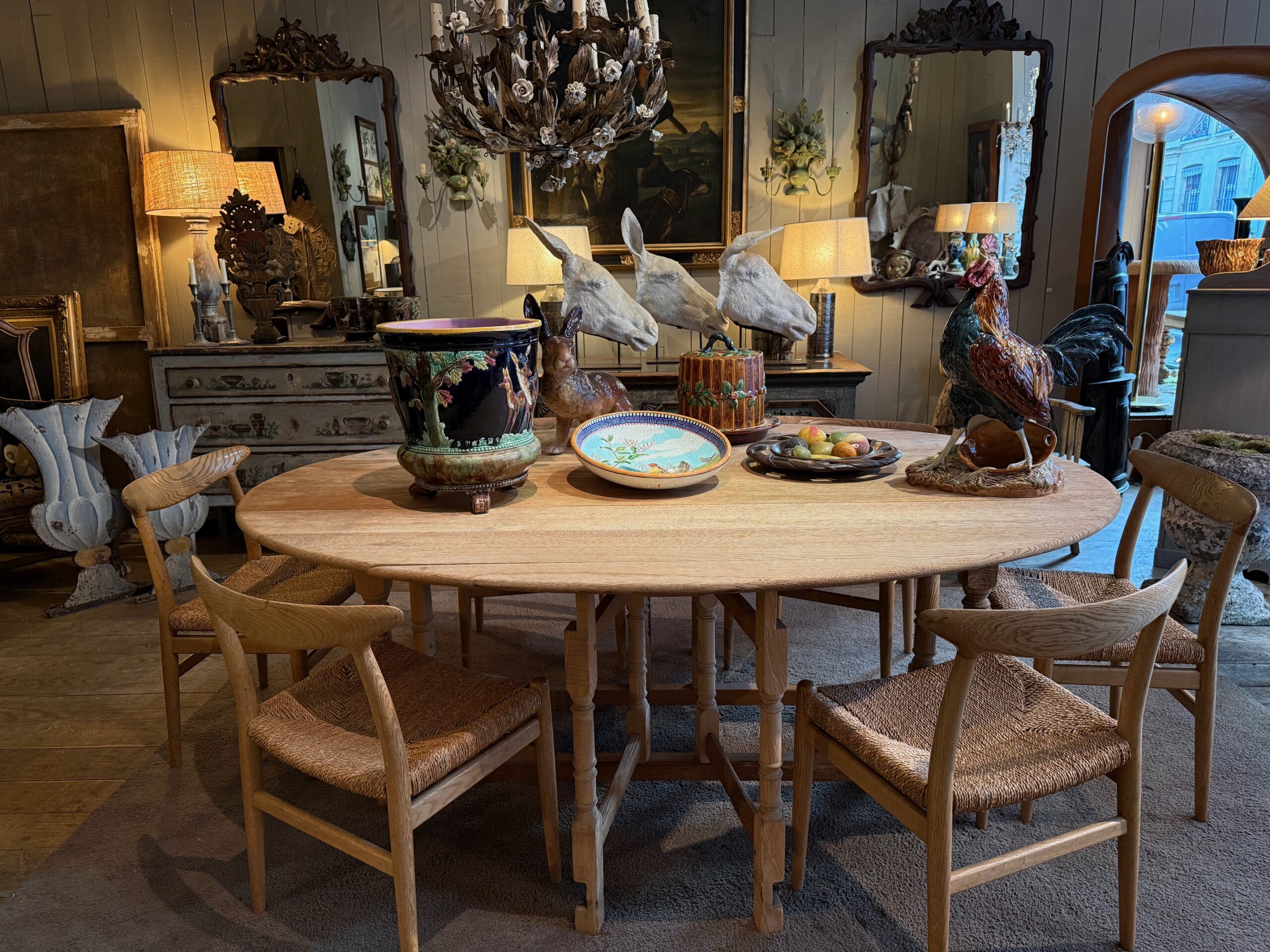 4 chaises pliantes de Yonel Lebovici