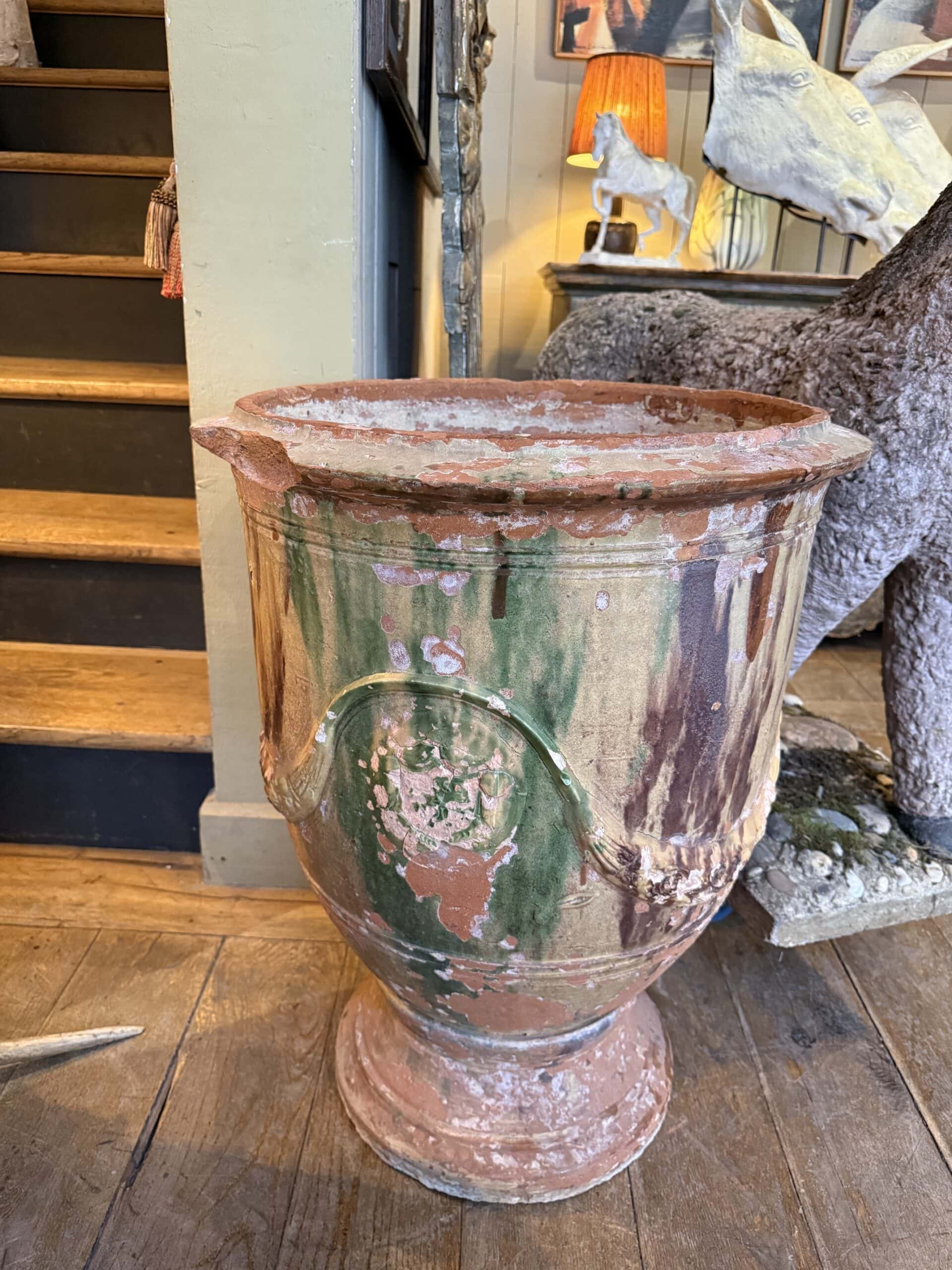 Vase d’Anduze par Boisset fin XIXe
