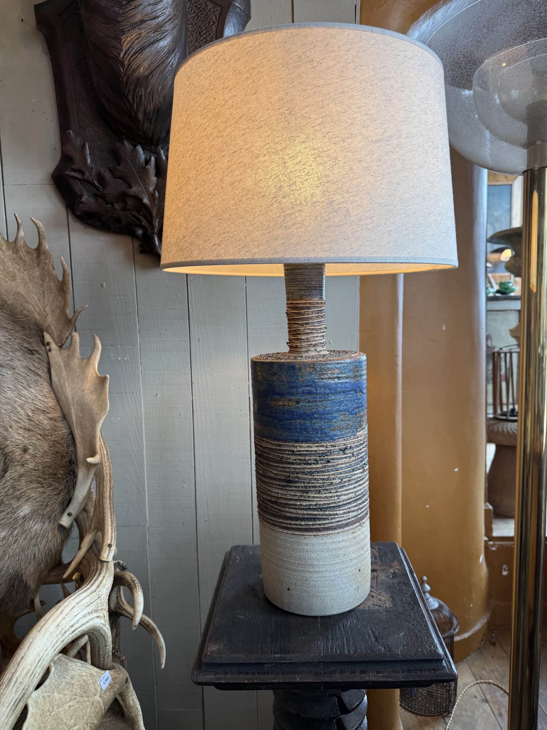 Grande lampe en grés par Tue Poulsen - Danemark ca.1960 – Image 4