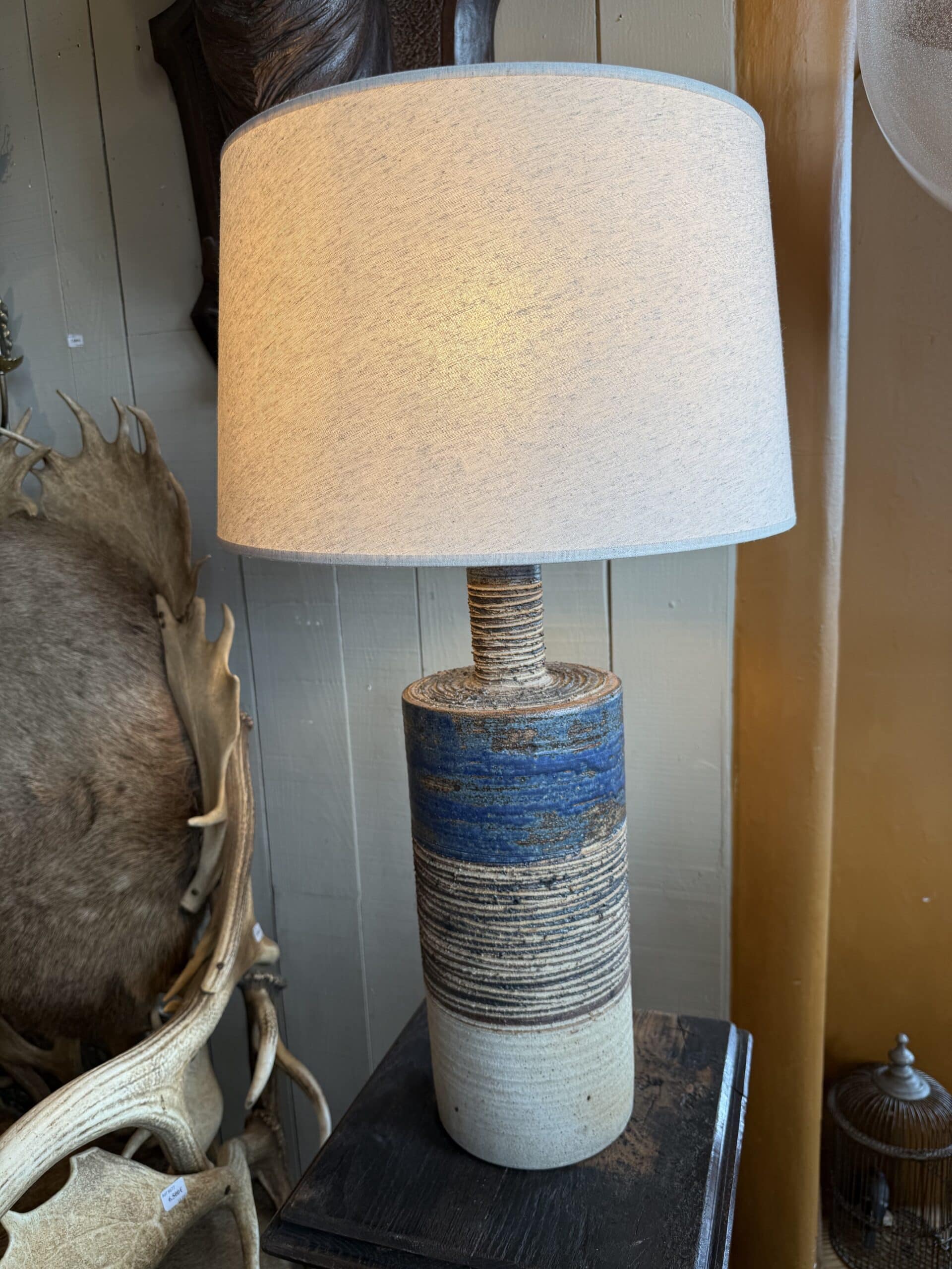 Grande lampe en grés par Tue Poulsen - Danemark ca.1960 – Image 3
