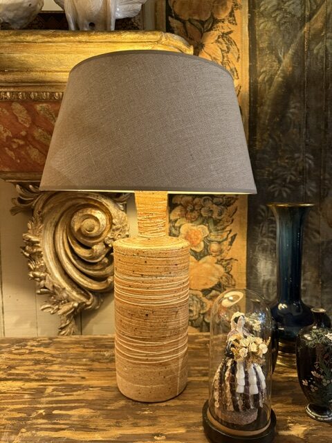 Paire de lampes en grés par Tue Poulsen – Danemark ca.1960 (2 finitions de couleurs)